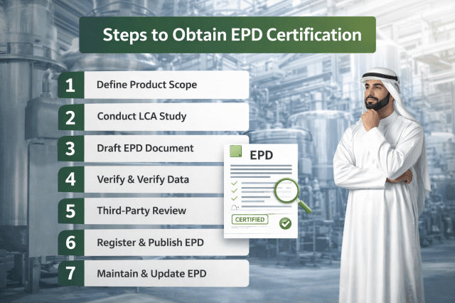 7 Steps to Getting Your First EPD in the GCC | Manufacturer's Guide